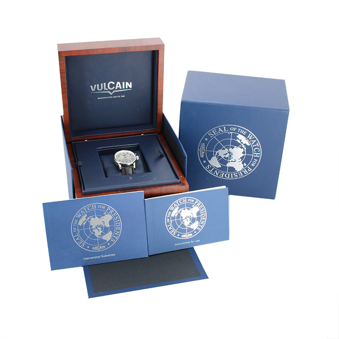 Reloj Vulcain Cricket de acero Ref :  100101.001 Circa  2014
