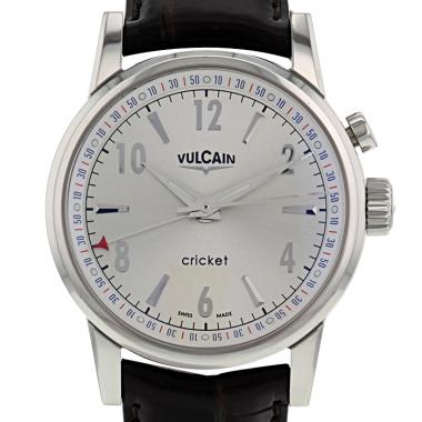 Montre Vulcain Cricket en acier Ref :  100101.001 Vers  2014