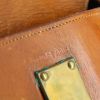 Borsa da viaggio Haut à Courroies - Travel Bag in tela beige e pelle marrone - Detail D3 thumbnail