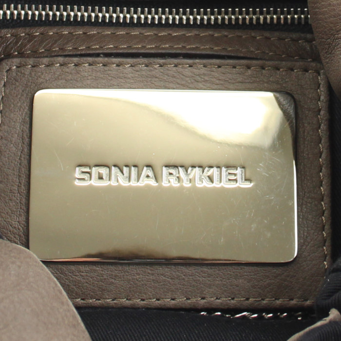 Borsa in pelle color talpa - Detail D3