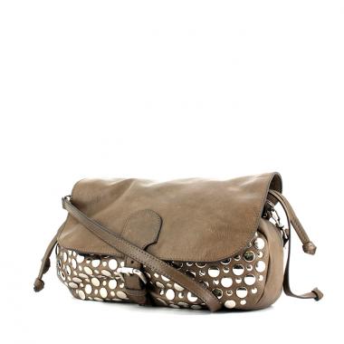 Bolso de mano Sonia Rykiel en cuero color topo