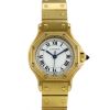 Cartier Santos Ronde watch in yellow gold - 00pp thumbnail