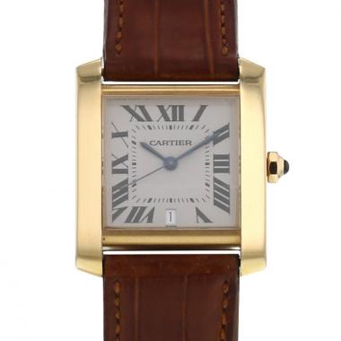 Orologio Cartier Tank Française in oro giallo 18k Ref :  1840 Circa  2000