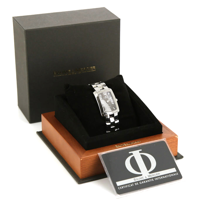 Baume & Mercier Hampton watch in stainless steel Circa  2000 - Detail D2