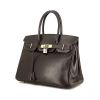 Hermes Birkin 30 cm handbag in dark brown box leather - 00pp thumbnail
