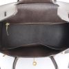 Hermes Birkin 30 cm handbag in dark brown box leather - Detail D2 thumbnail