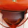 Hermes Kelly 35 cm handbag in brick red box leather - Detail D3 thumbnail