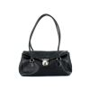 Prada Easy handbag in black leather - 360 thumbnail