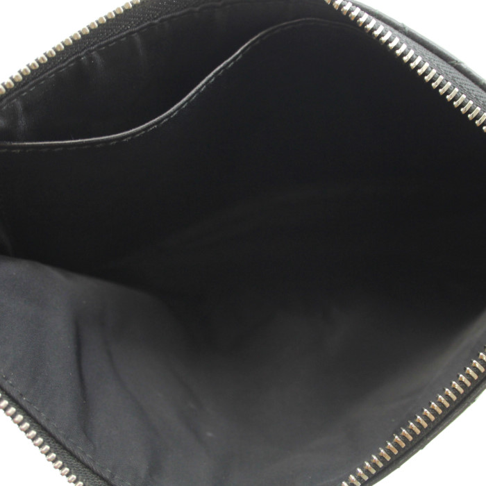 Pochette en cuir noir - Detail D2