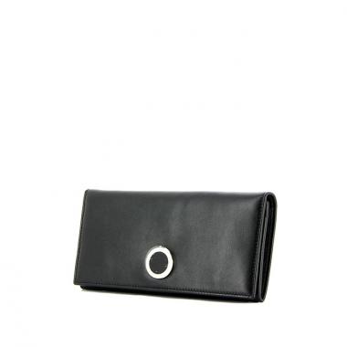 Billetera Bulgari Bulgari Bulgari en cuero negro