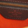 Louis Vuitton Pont Neuf handbag in damier canvas and brown leather - Detail D3 thumbnail