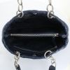 Handbag in blue leather - Detail D2 thumbnail