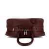 Hermes Birkin Shoulder handbag in brown leather - 360 Front thumbnail