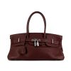 Hermes Birkin Shoulder handbag in brown leather - 360 thumbnail