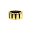 Chaumet Class One large model ring in yellow gold and rubber - 00pp thumbnail