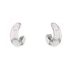 Chaumet Anneau small model earrings in white gold - 00pp thumbnail