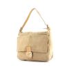 Fendi handbag in beige suede and beige leather - 00pp thumbnail