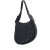 Fendi Oyster handbag in black leather - 00pp thumbnail