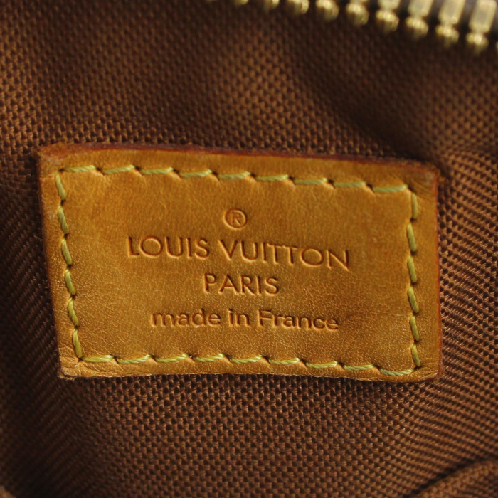 Louis Vuitton Tivoli handbag in monogram canvas and natural leather - Detail D3