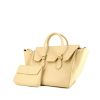 Celine Tie Bag medium model handbag in beige leather - 00pp thumbnail