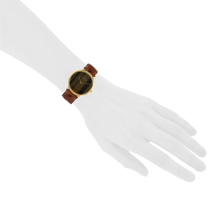 Jaeger Lecoultre watch in yellow gold Circa 1970 - Detail D1