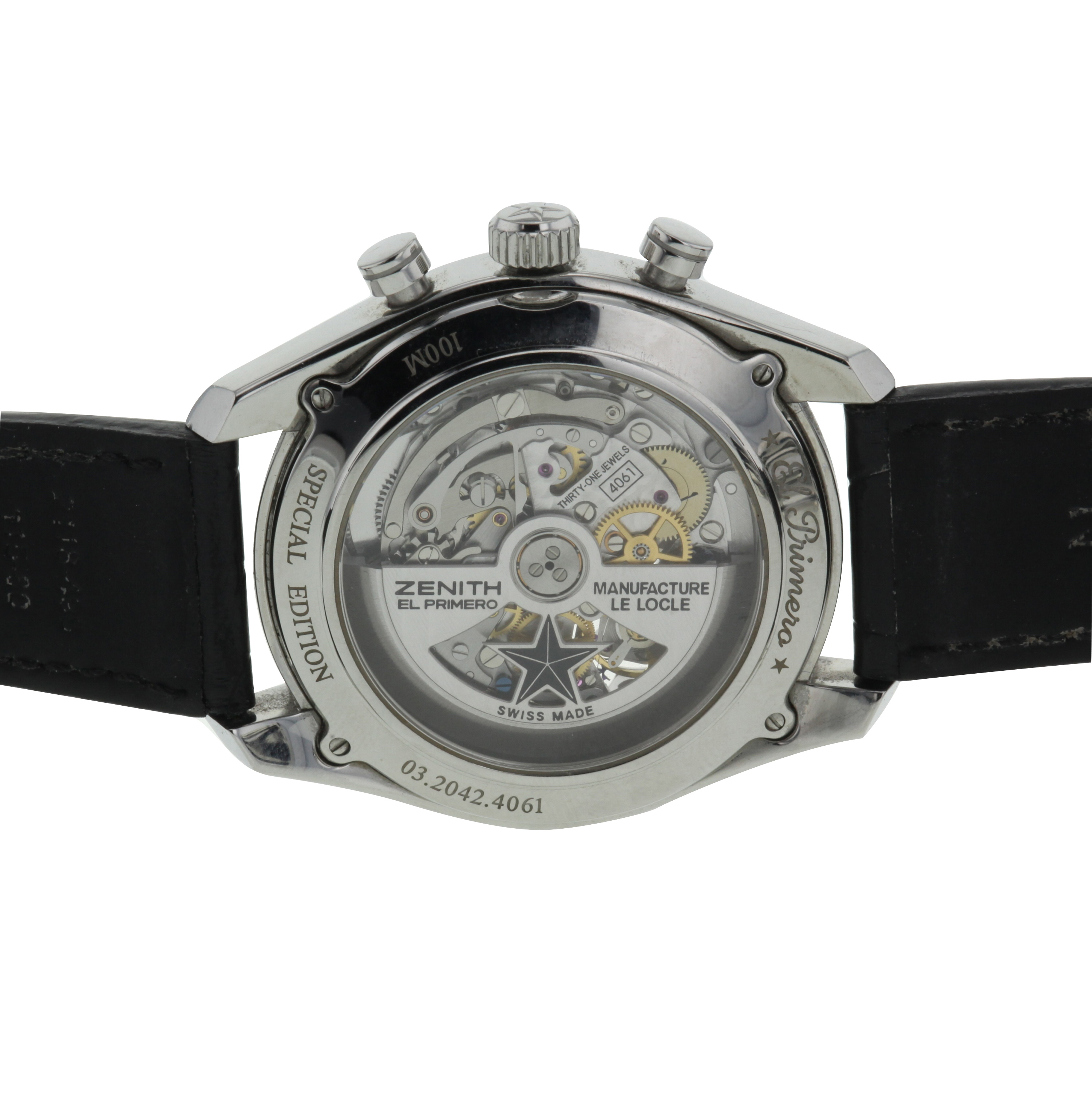 Orologio Zenith El Primero in acciaio Circa  2014 - Detail D2