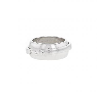 Bague mobile Piaget Possession en or blanc et diamants