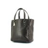 Chanel shopping bag in brown grained leather - 00pp thumbnail