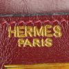 Bolso de mano Hermes Kelly 35 cm en cuero box color burdeos - Detail D3 thumbnail
