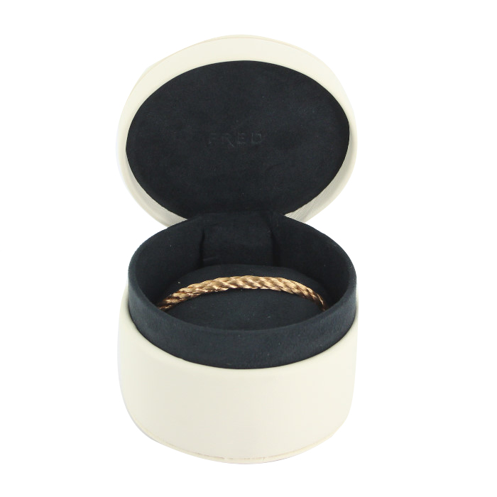 Bracelet Fred Force 10 grand modèle en or rose - Detail D2