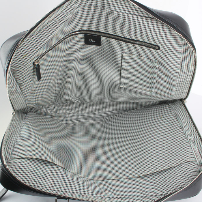 Borsa portadocumenti in pelle nera - Detail D2