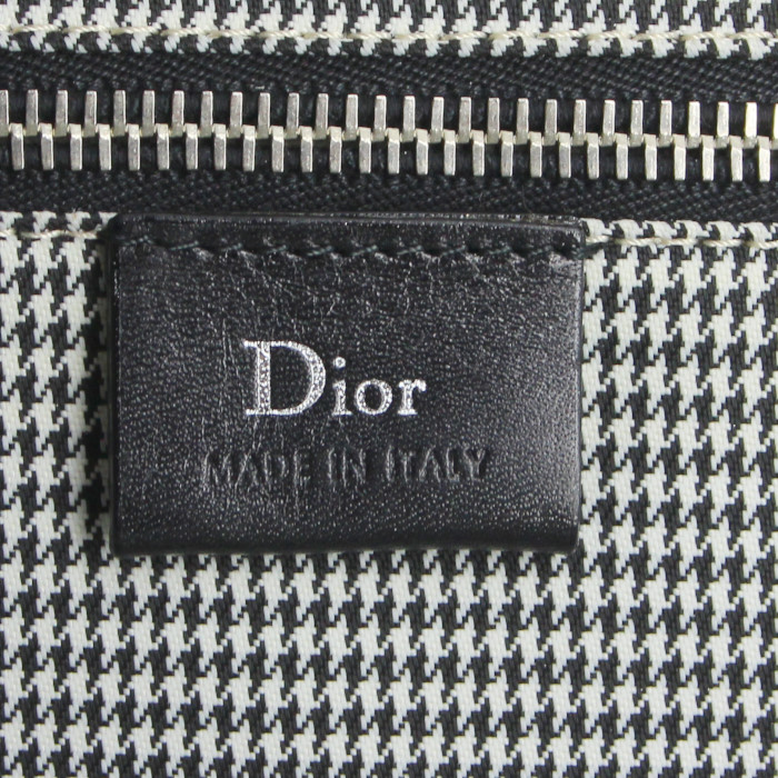 Dior briefcase in black leather - Detail D3