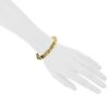 Bracelet articulé Boucheron Exquises confidences en or jaune et diamants - Detail D1 thumbnail