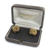 Boucheron 1960's earrings for non pierced ears in yellow gold - Detail D2 thumbnail