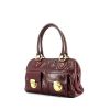 Marc Jacobs handbag in burgundy leather - 00pp thumbnail