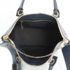 Chloé handbag in blue and navy blue bicolor leather - Detail D3 thumbnail