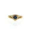 Mauboussin Dream and Love ring in yellow gold and diamonds and in sapphire - 360 thumbnail
