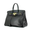Hermes Birkin 35 cm handbag in black Gulliver leather - 00pp thumbnail