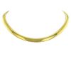 Vintage half-flexible 1980's necklace in yellow gold - 00pp thumbnail