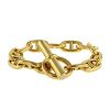 Brazalete Hermes Chaine d'Ancre modelo grande en oro amarillo - 00pp thumbnail