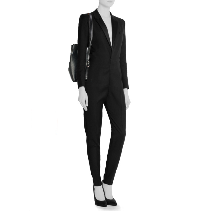 Bolso de mano Cartier Panthère en cuero negro - Detail D1