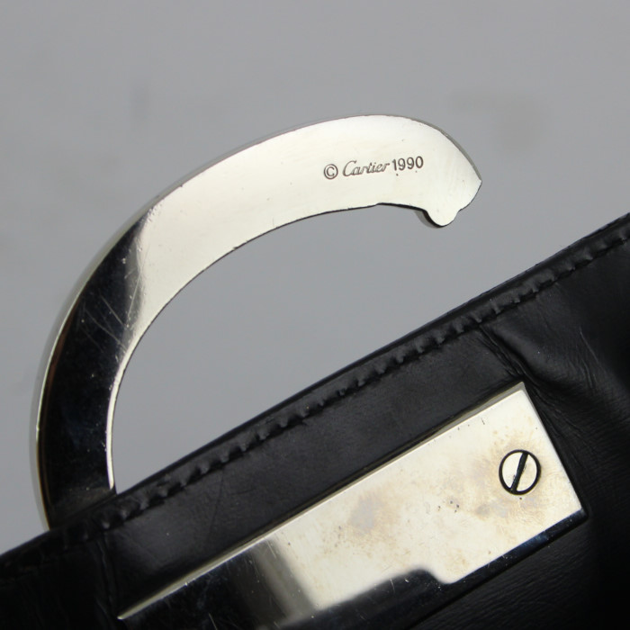Borsa Cartier Panthère in pelle nera - Detail D5