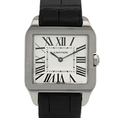 Reloj Cartier Santos-Dumont de oro blanco Ref :  2789 Circa  2000