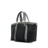 Dior shopping bag in monogram canvas and black leather - 00pp thumbnail