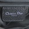 Dior shopping bag in monogram canvas and black leather - Detail D3 thumbnail