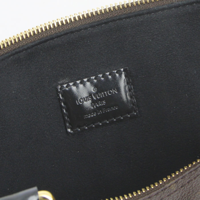 Louis Vuitton Speedy 30 handbag in shading monogram canvas and black patent leather - Detail D3