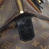 Louis Vuitton Speedy 30 handbag in shading monogram canvas and black patent leather - Detail D4 thumbnail