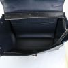 Celine Trapeze large model handbag in black and etoupe leather and blue suede - Detail D2 thumbnail