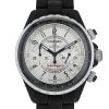 Chanel J12 Chronographe watch in black rubber and stainless steel Circa  2010  - 00pp thumbnail