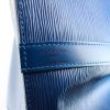 Louis Vuitton petit Noé small model handbag in blue leather - Detail D3 thumbnail